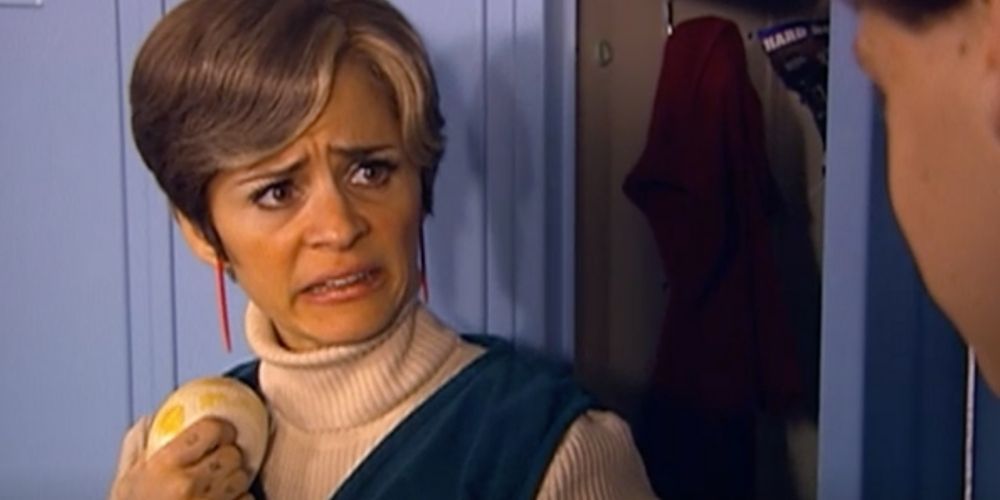 Jerri Blank looking concerned in Strangers with Cand