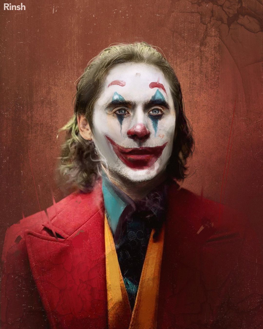 Joker Art Features Jared Leto in Joaquin Phoenix’s Makeup