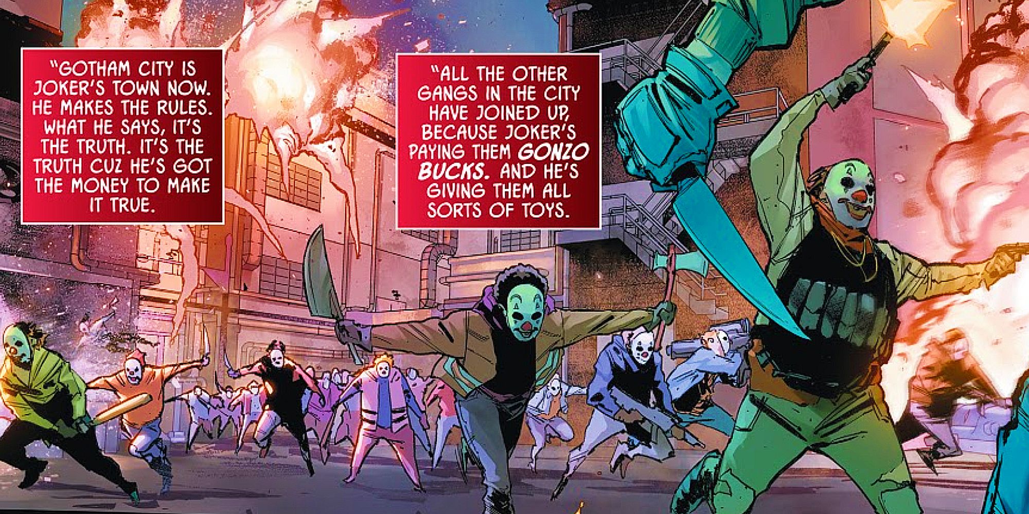 Joker&rsquo;s Gang overwhelm Gotham in Joker War