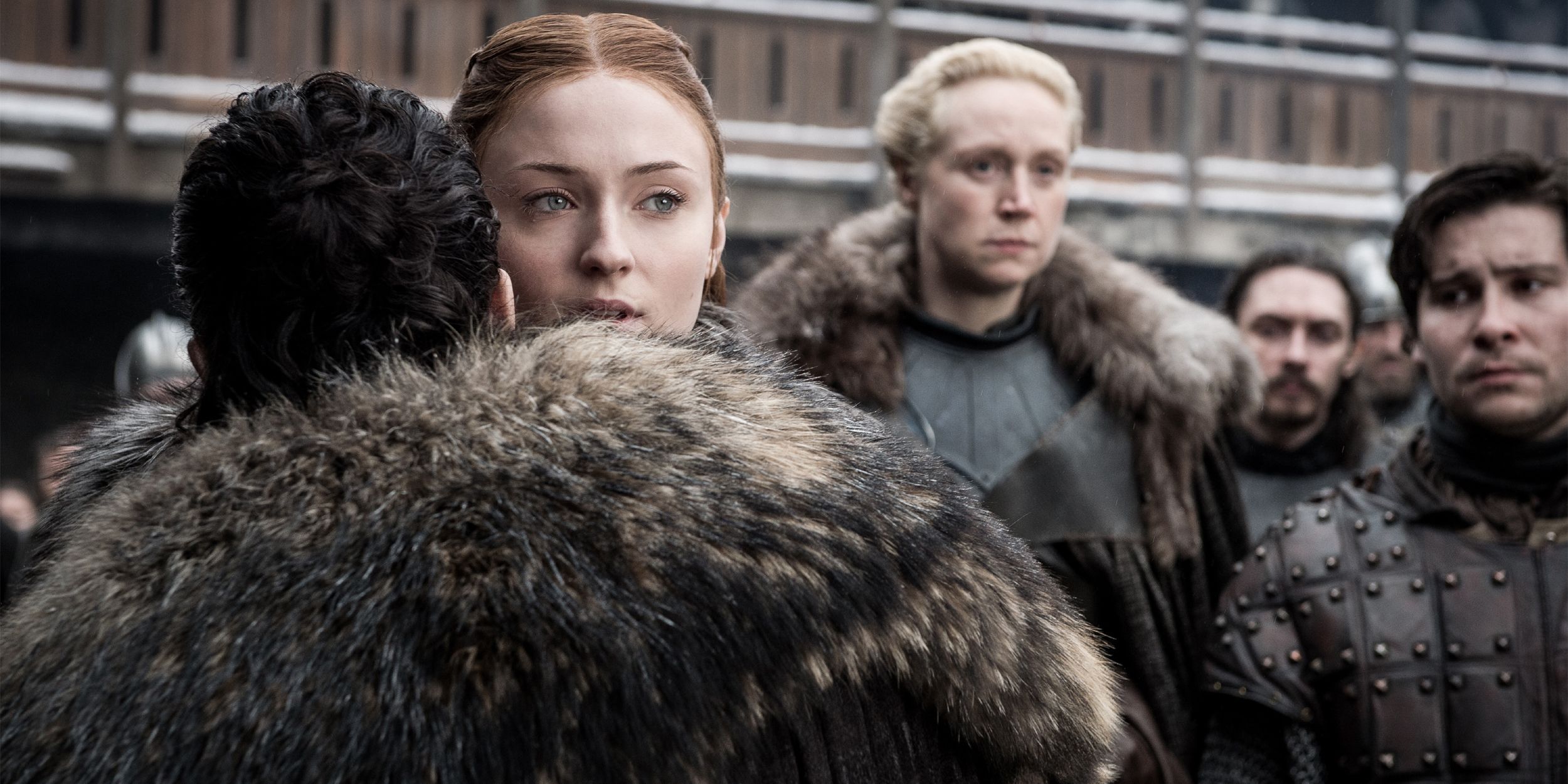 The Reunion Of The Starks at The Wall, Jon Snow and Sansa Stark
