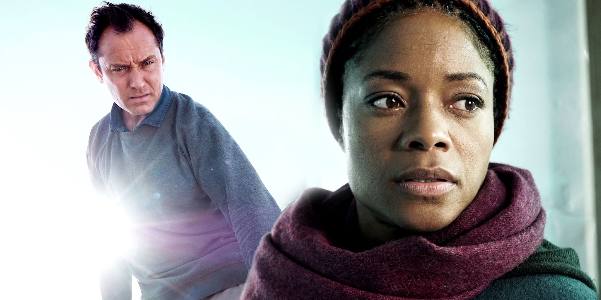 Jude Law and Naomie Harris in The Third Day