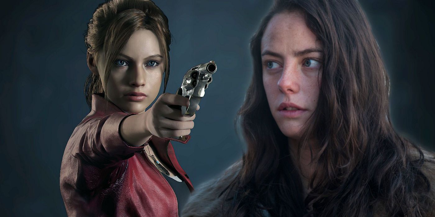 Kaya Scodelario and Claire from Resident Evil