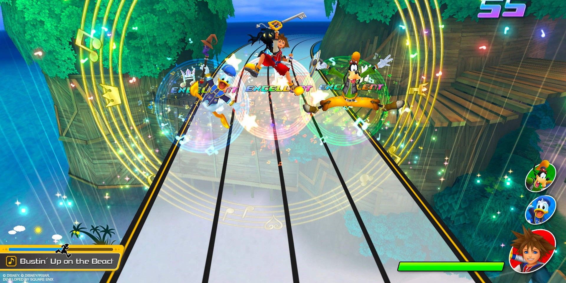 Kingdom Hearts Melody of Memory Battle