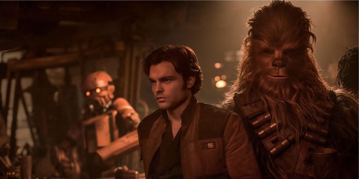 Han and Chewbaca in Lando&rsquo;s club