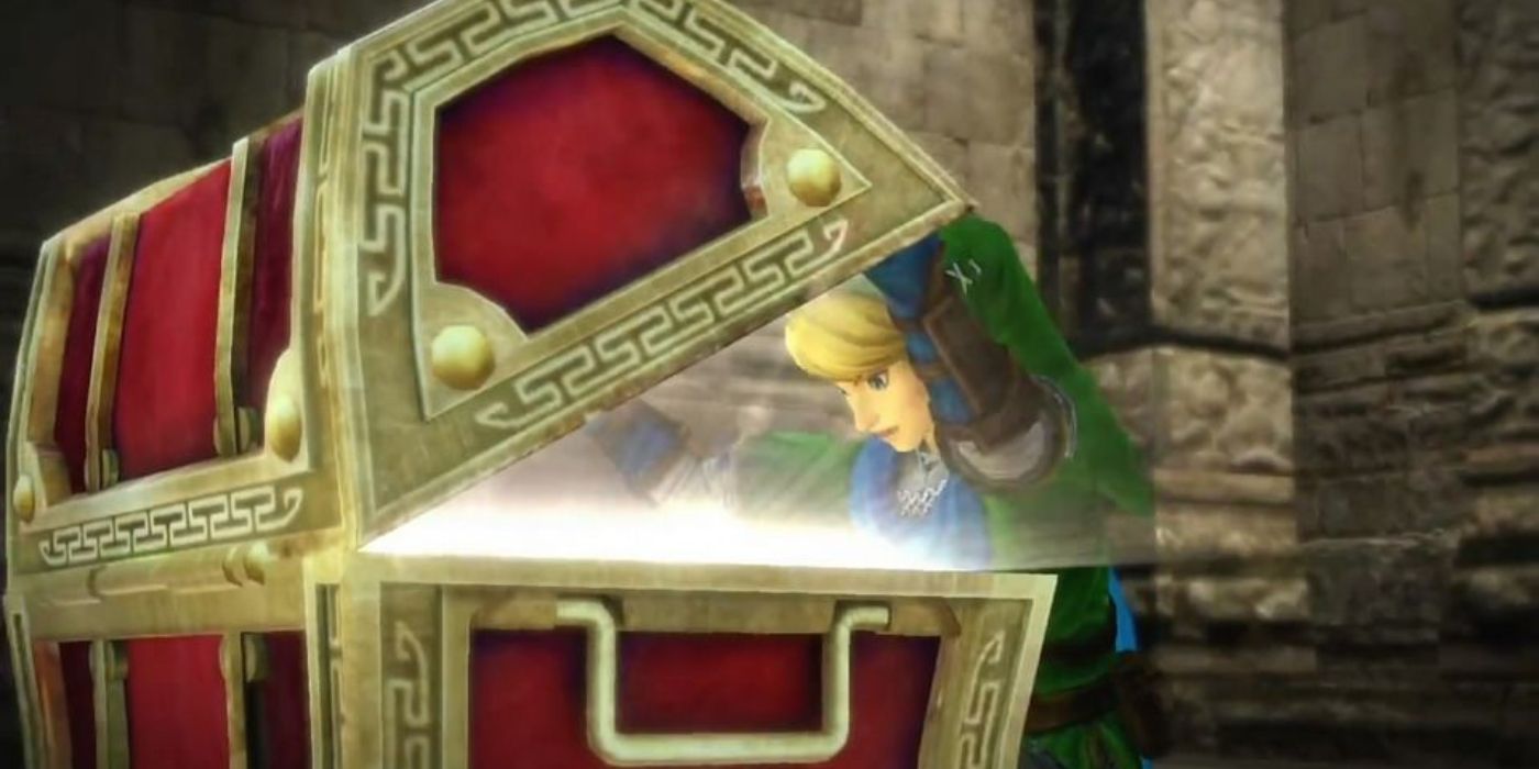 Legend of Zelda Chest Opening Link Most Useful Item