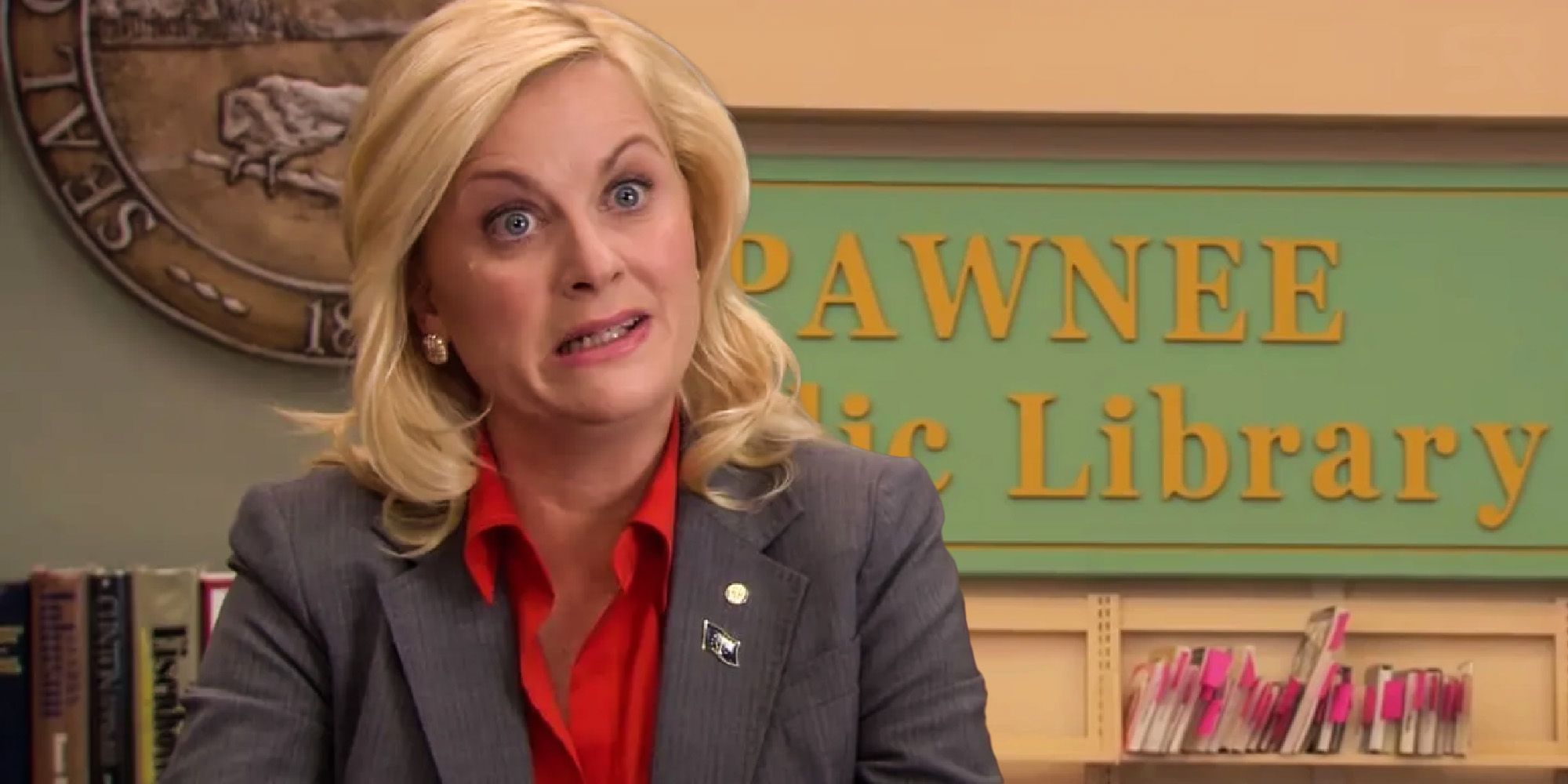 Leslie Knope Pawnee Public library Parks and Rec