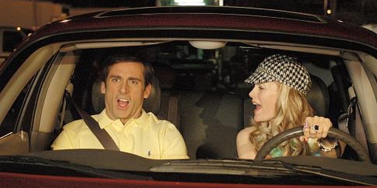 Leslie Mann and Steve Carell in The 40 Year Old Virgin