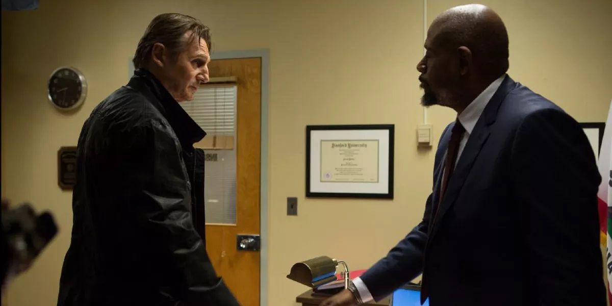 Liam Neeson and Forest Whitaker in Taken 3