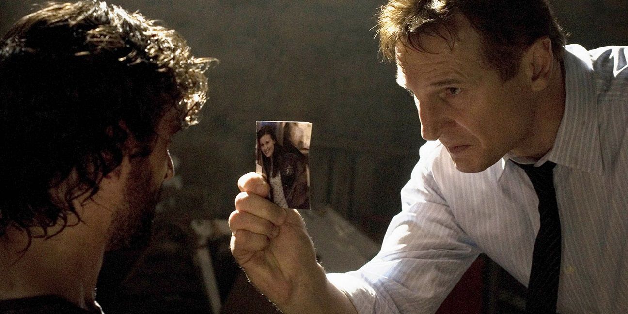 Liam Neeson as Bryan Mills in Taken