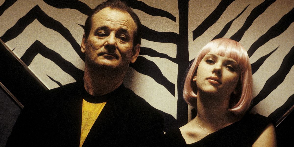 Charlotte and Bob sitting side by side in Lost in Translation