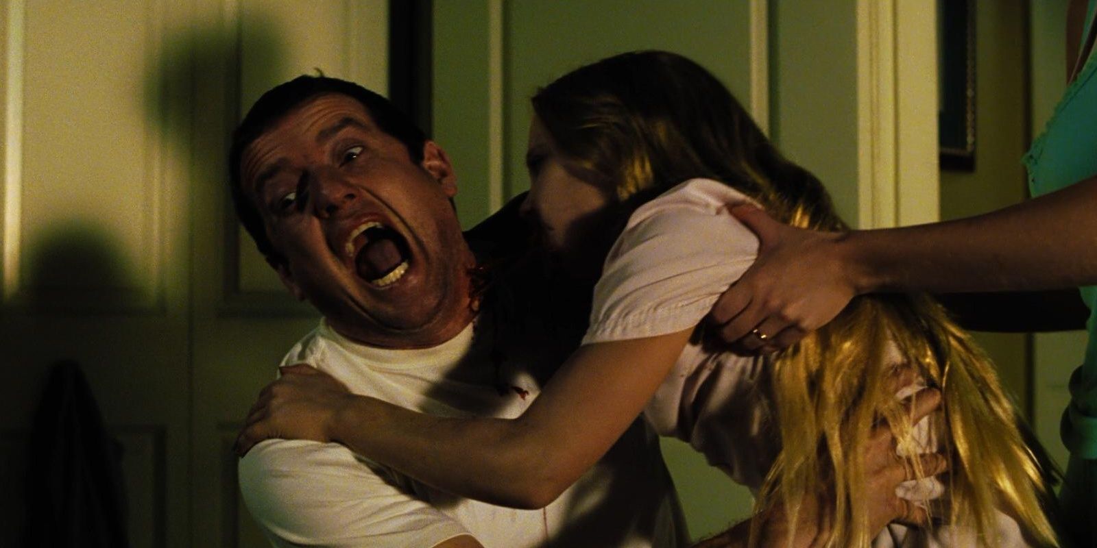 Louis is bitten by a zombie