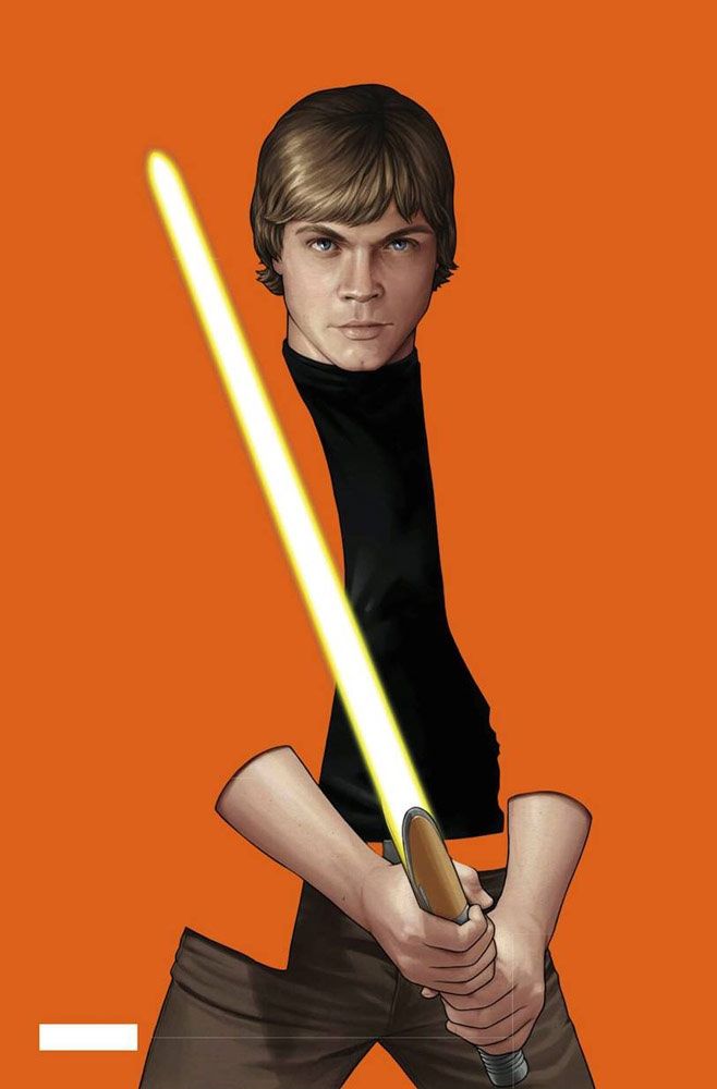 Star Wars Art Highlights Luke’s New Yellow Lightsaber