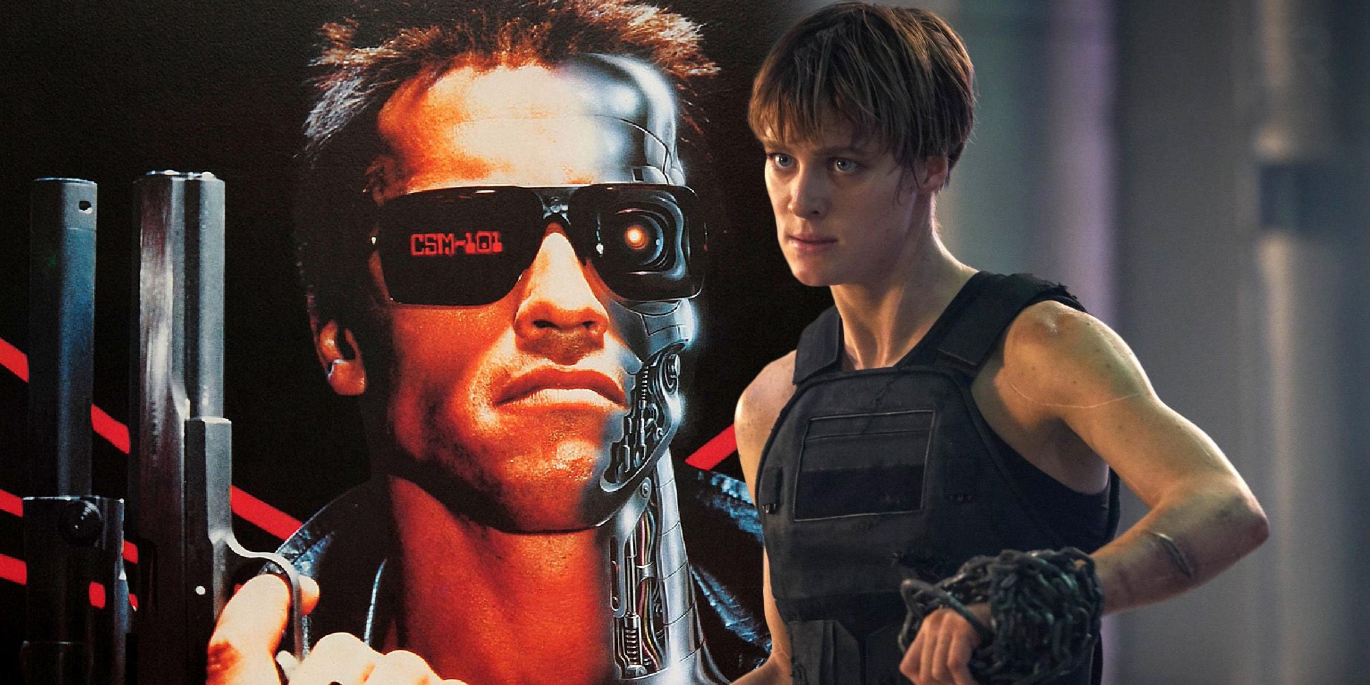Mackenzie Davis Terminator Dark Fate Arnold Schwarzenegger