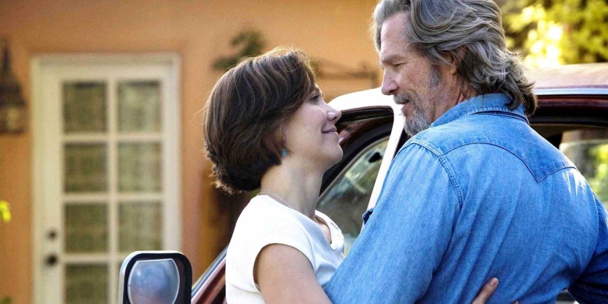 Maggie Gyenhaal and Jeff Bridges in Crazy Heart