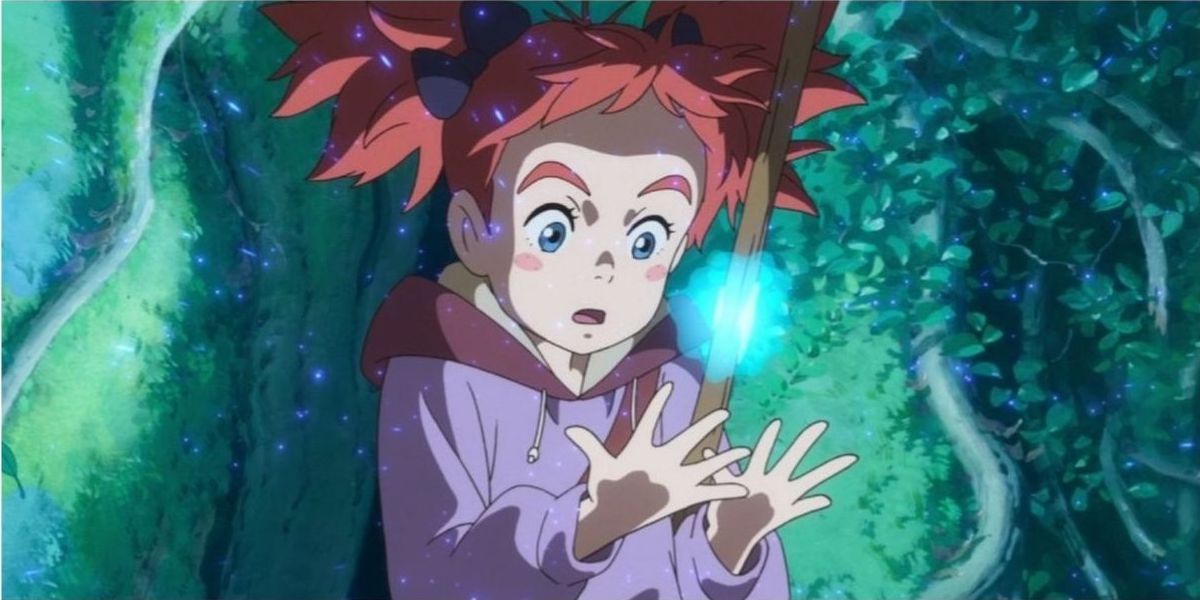 Mary using the witch flower