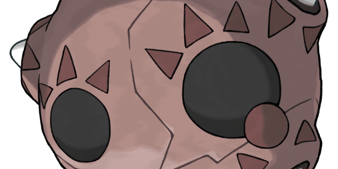 A close-up image of Minior from Pokemon
