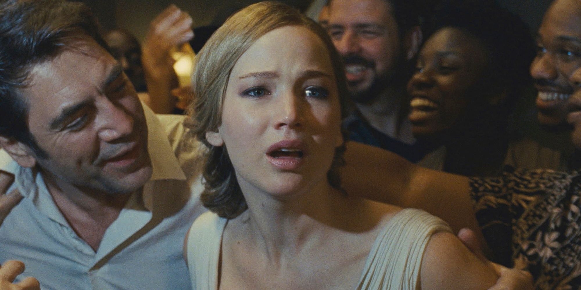 Mother Jennifer Lawrence Javier Bardem Cropped