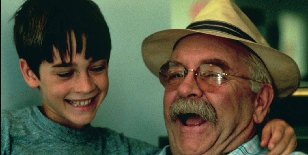 Wilford Brimley and Barret Oliver in &quot;Cocoon.&quot;