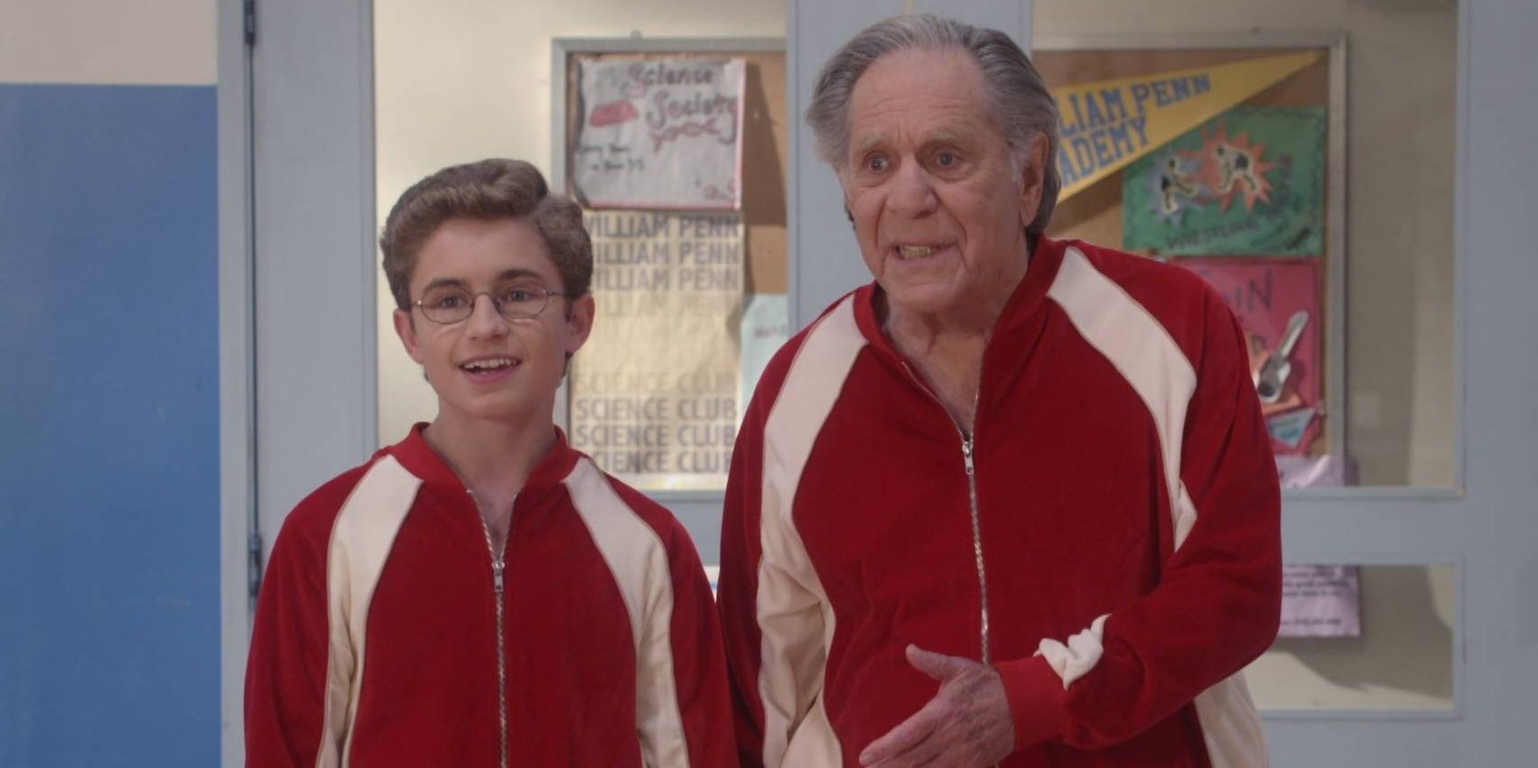 Sean Giambrone and George Segal in &quot;The Goldbergs.&quot;