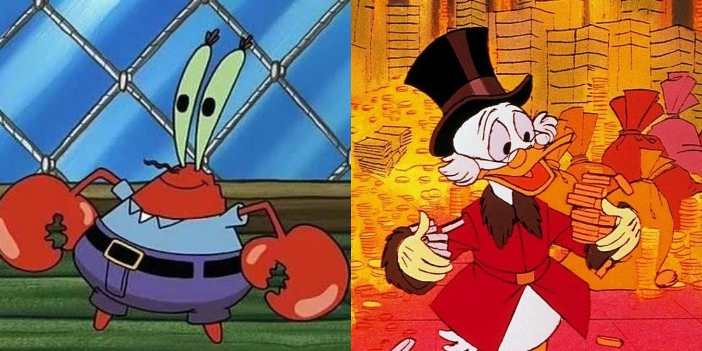 Mr. Krabs As Scrooge McDuck 
