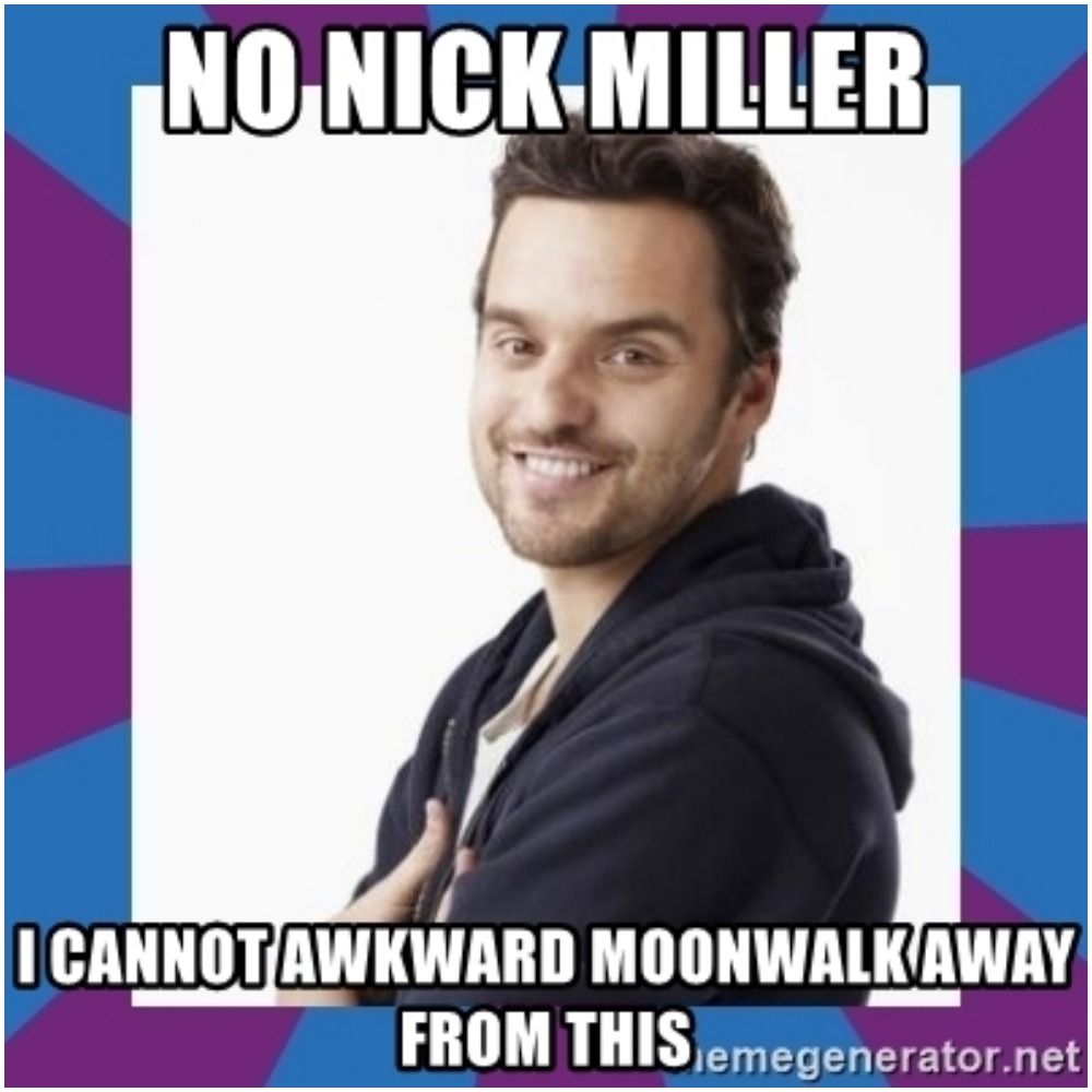 New Girl Nick Miller Meme – Moon Walk
