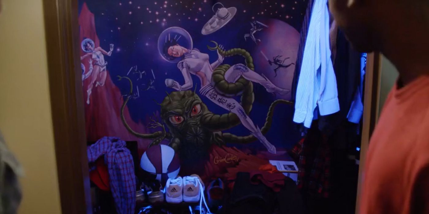 Screenshot New Girl Mural Winston's Room