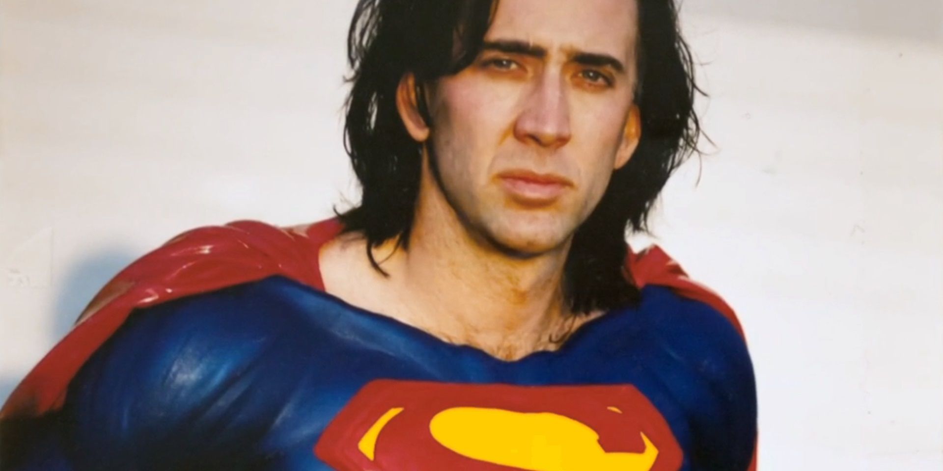 Nicolas Cages Superman costume test