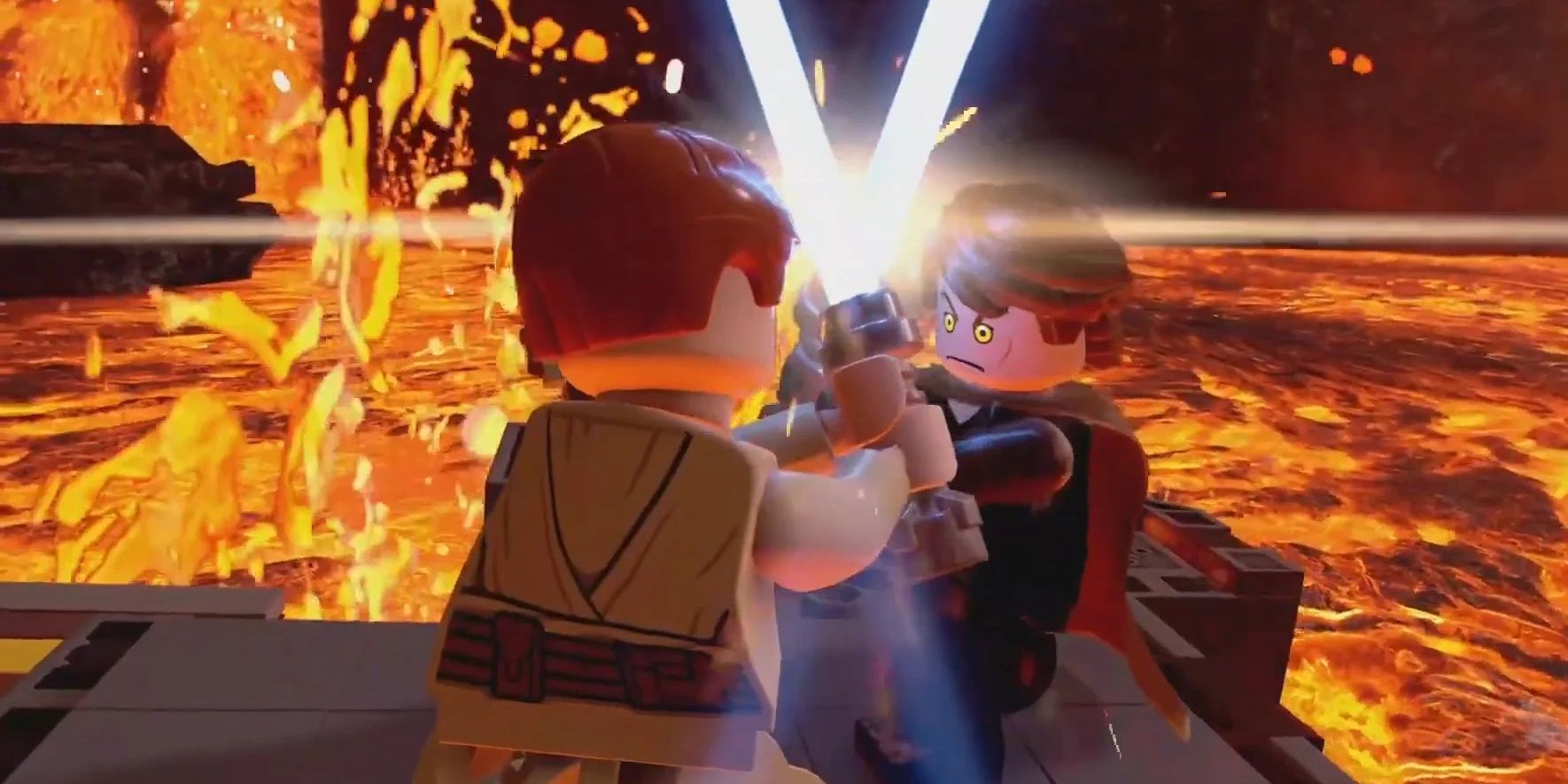 Obi-Wan vs Anakin in Lego Star Wars The Skywalker Saga