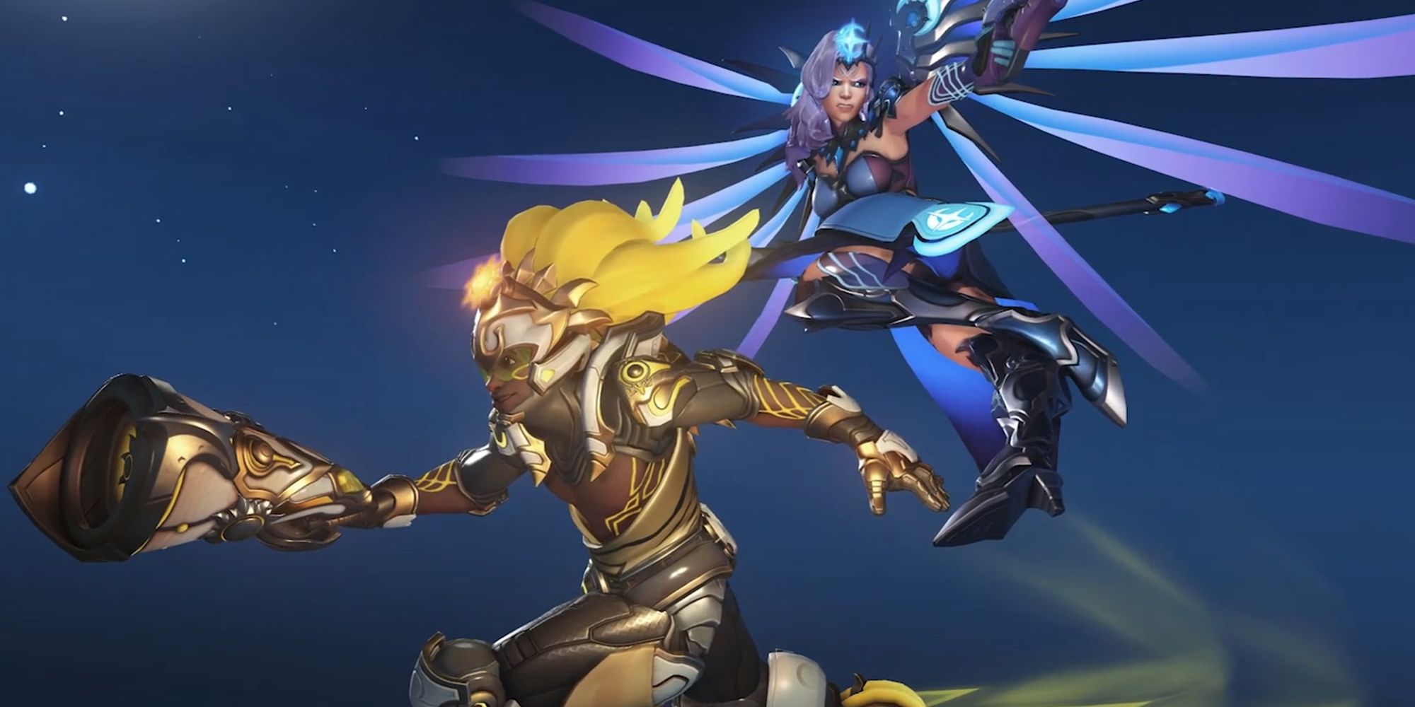 Overwatch All Star Skins Mercy and Lucio.png