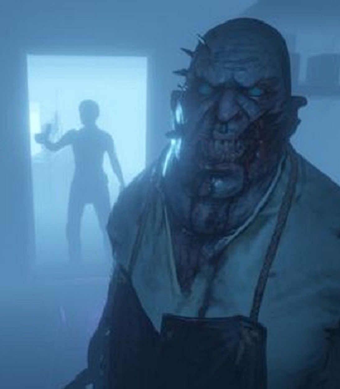 A player comes face-to-face with an angry ghost in Phasmophobia