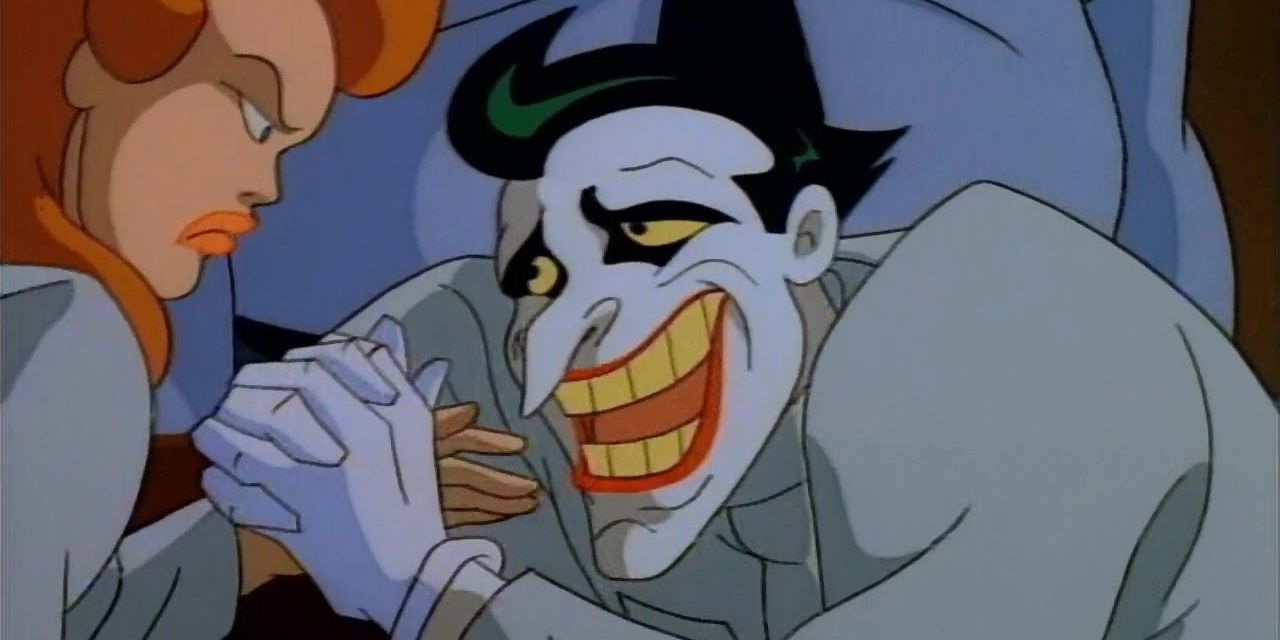 Poison Ivy and Joker in prison in Batman: The Animated Series