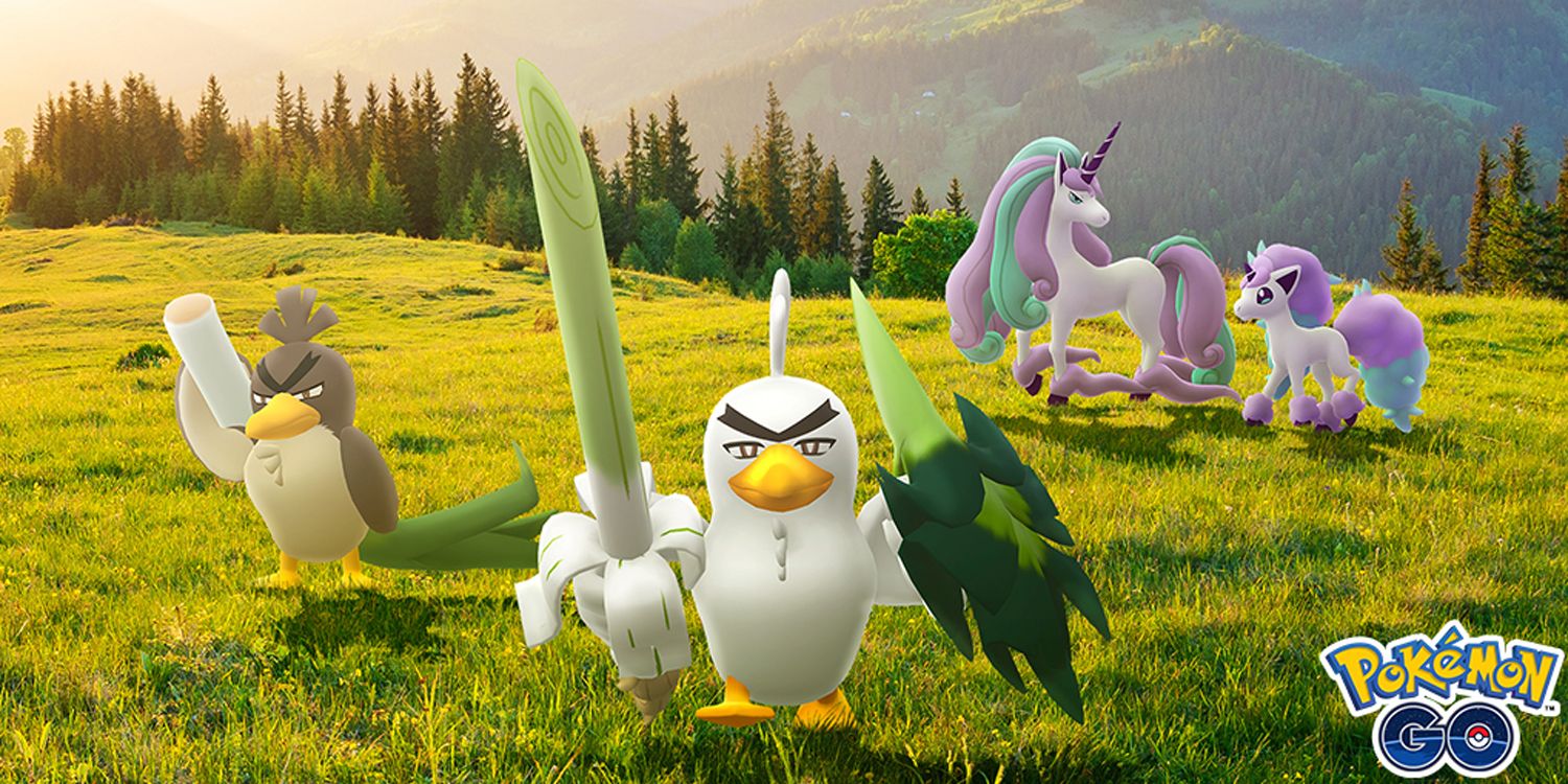 Pokémon GO Adds Galarian Ponyta &amp; Sirfetch'd To Celebrate Sword &amp; Shield Expansion