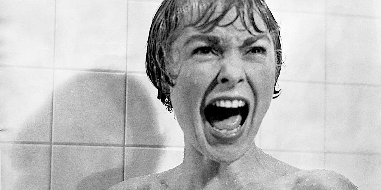 Janet Leigh screaming in the shower in Psycho