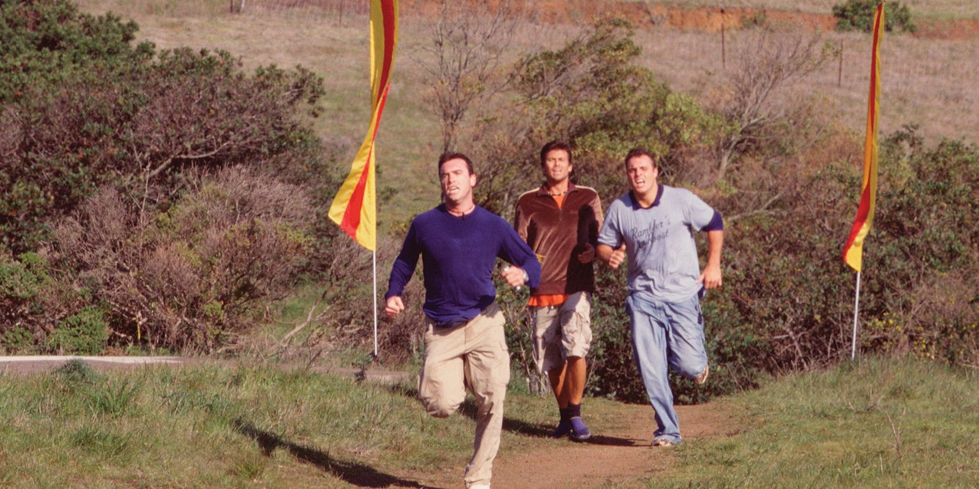 The dash to the finish moment on The Amazing Race season 2