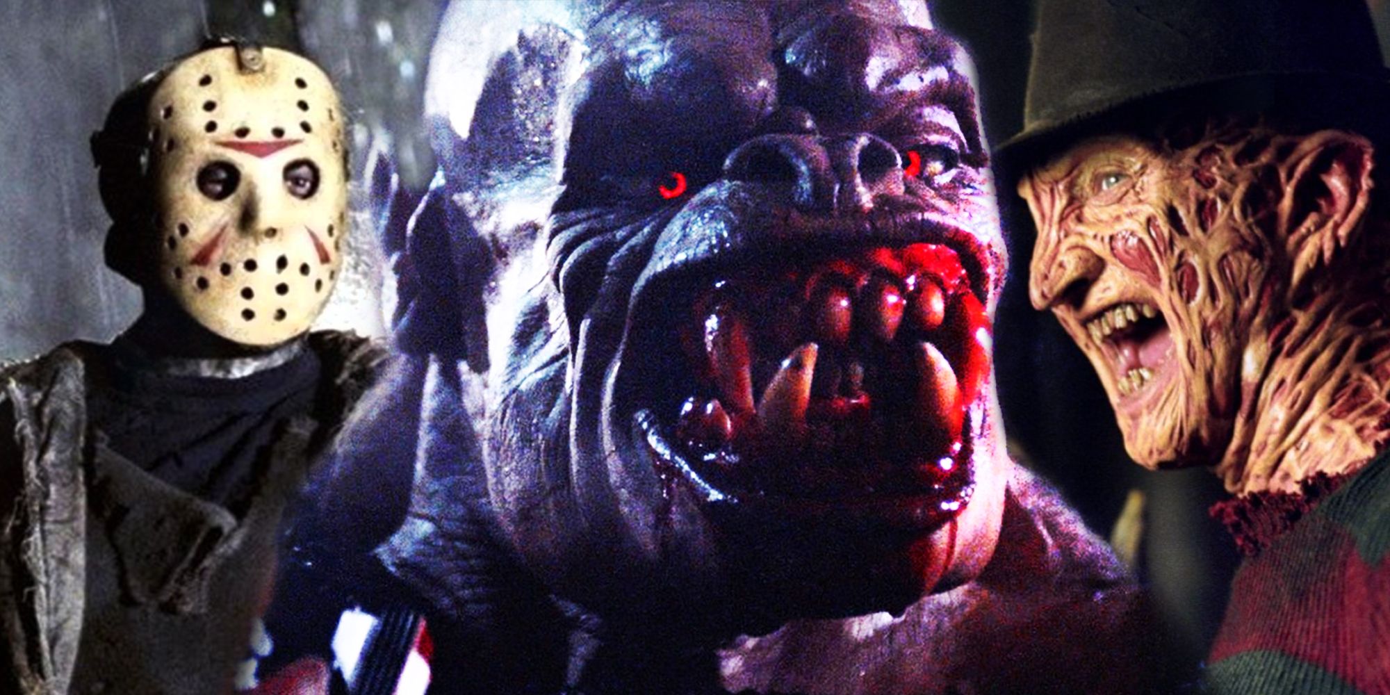 Rawhead Rex Jason Voorhees & Freddy Krueger 80s Horror Icons