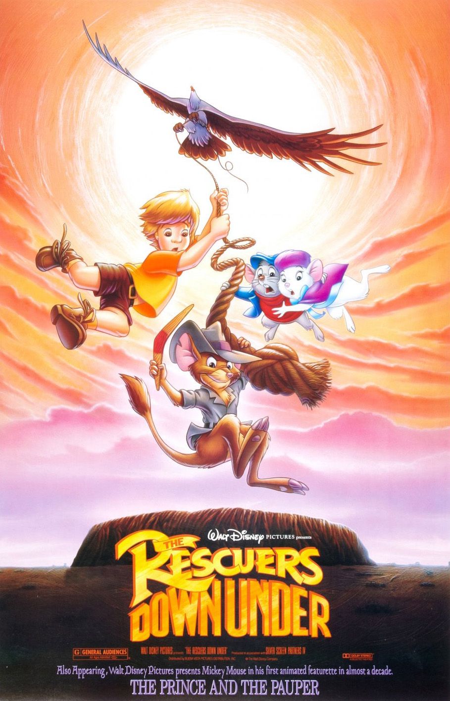 Rescuers Down Under Poster