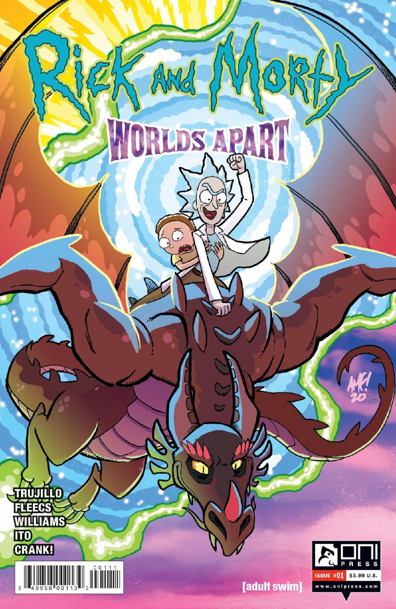 Rick and Morty Worlds Apart Comic Cover