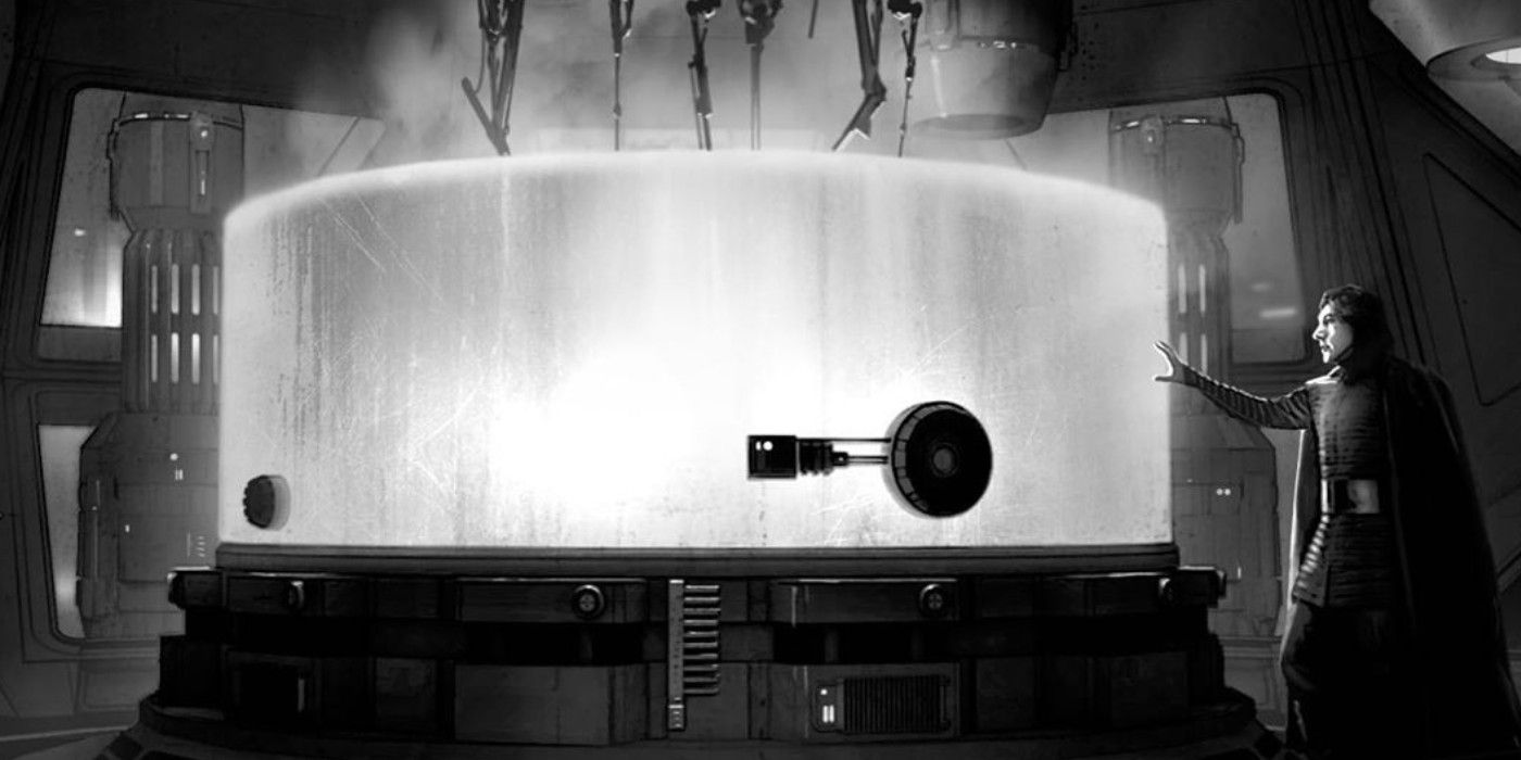 Kylo Ren Visits Palpatine's Clone Lab in Rise of Skywalker Concept Art