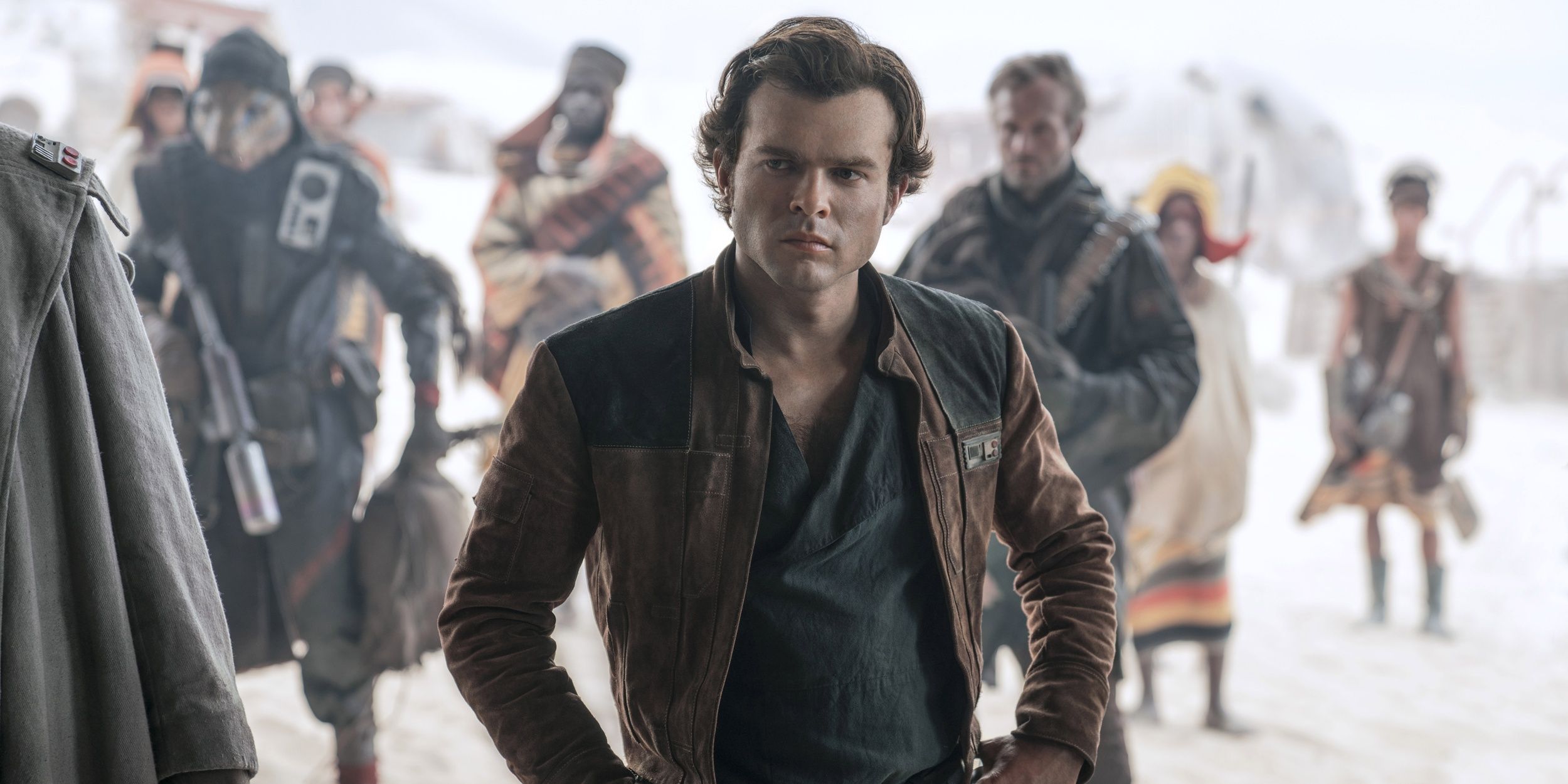 Alden Ehrenreich as young Han Solo in &quot;Solo: A Star Wars Story.&quot;