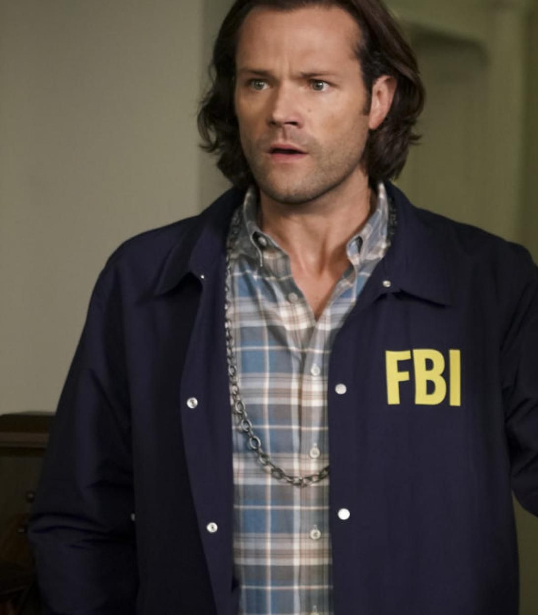 Sam and Dean in FBI costumes