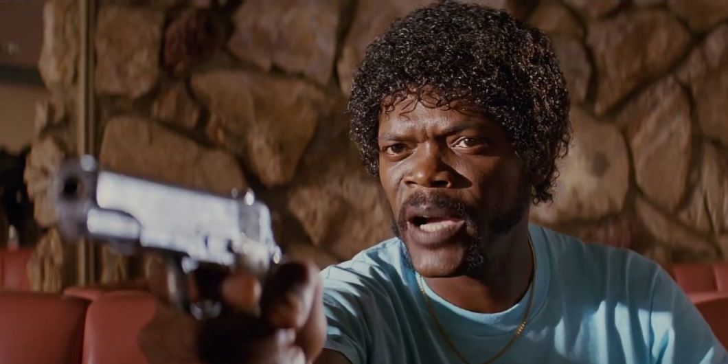 Samuel L Jackson in Pulp Fiction