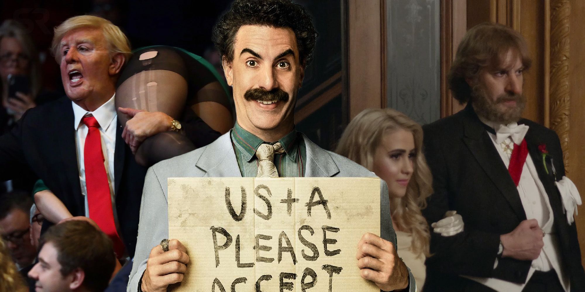 Sasha Baron Cohen Borat 2 Real vs staged