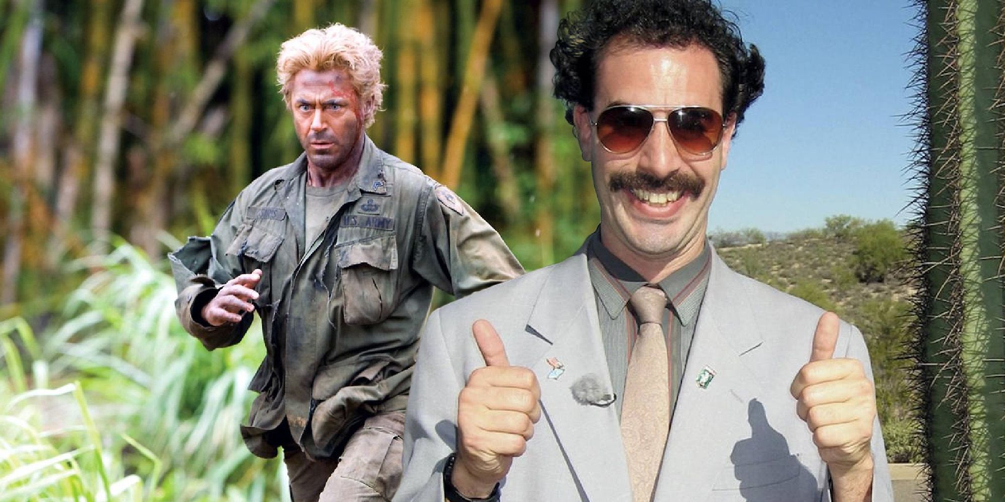Sasha Baron Cohen Borat 2 kirk Lazarus robert downey jr