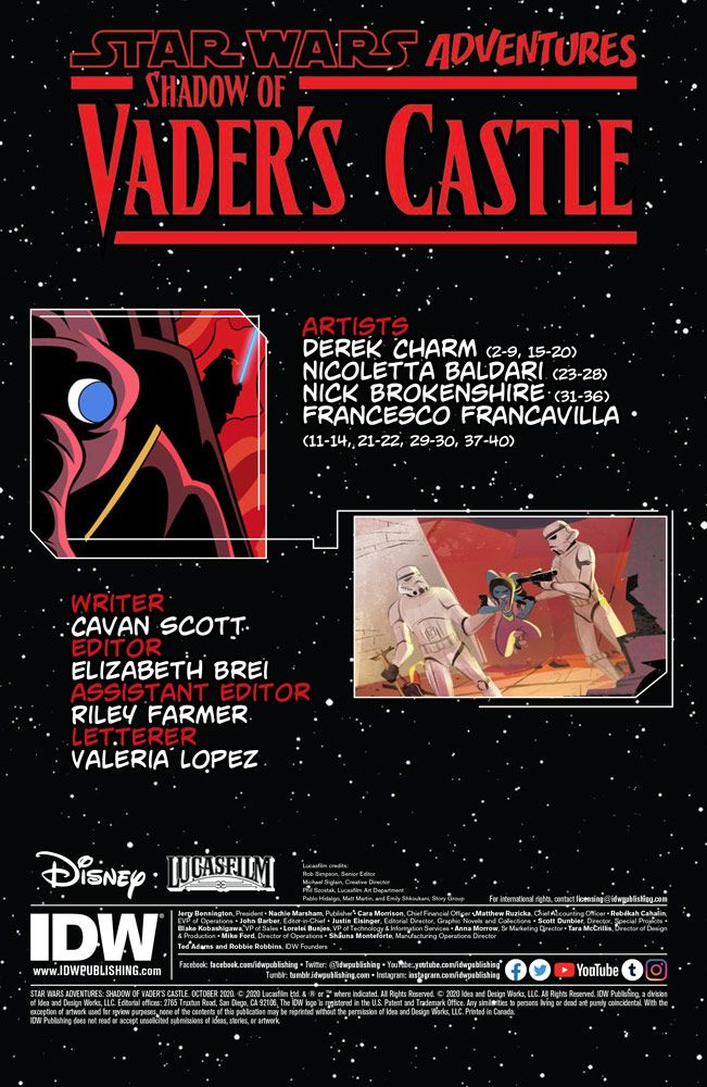 Shadows of Vaders Castle Preview Page 1