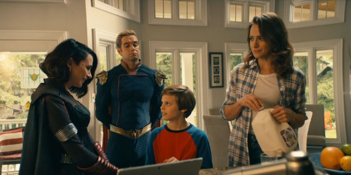 Shantel VanSanten as Becca Butcher Antony Starr as Homelander Aya Cash as Stormfront Cameron Crovetti as Ryan The Boys