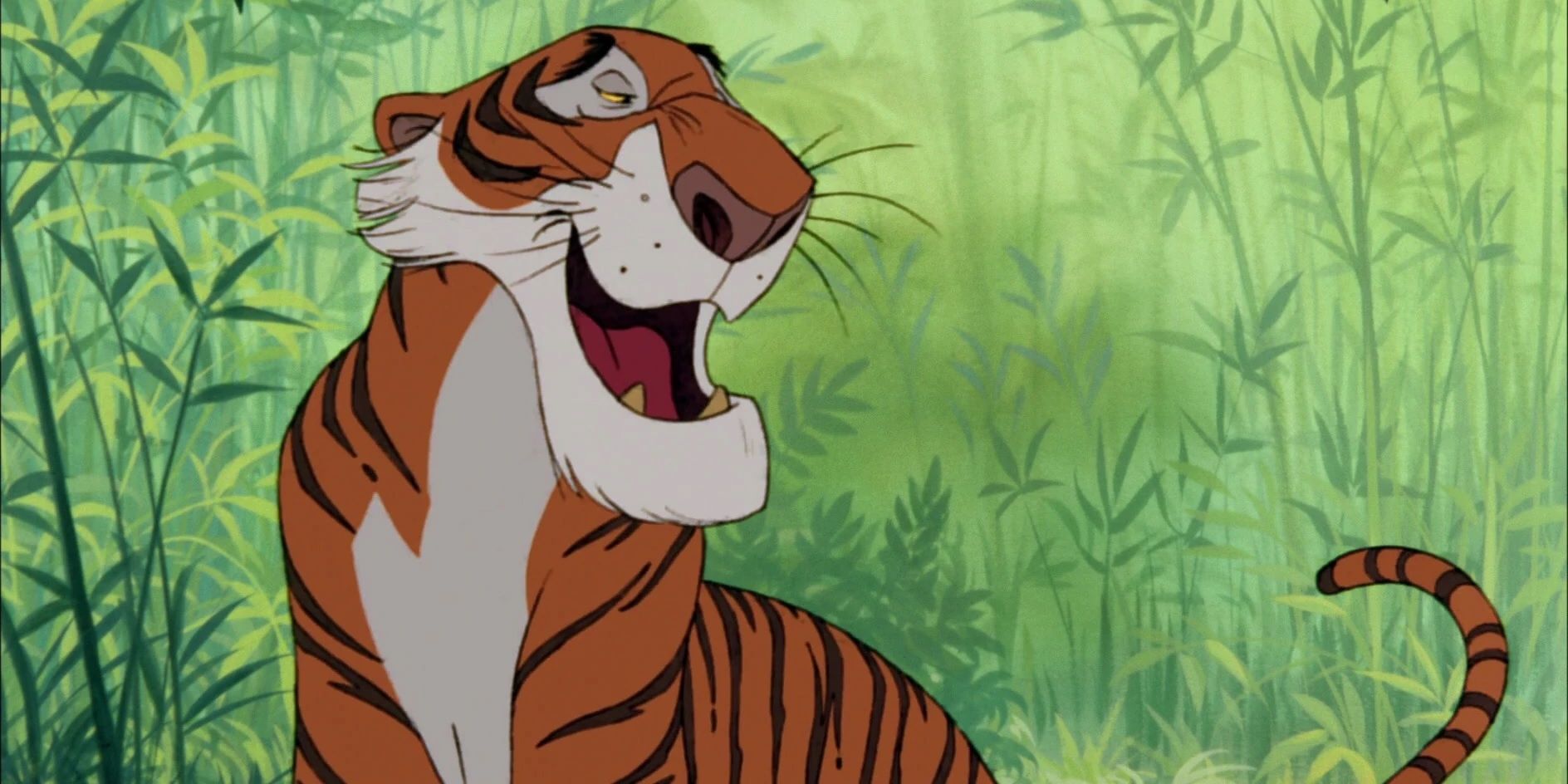 Shere Khan being in love with himself in The Jungle Book