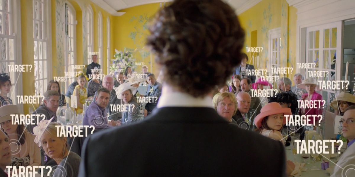 Sherlock at Watson's wedding in BBC Sherlock 