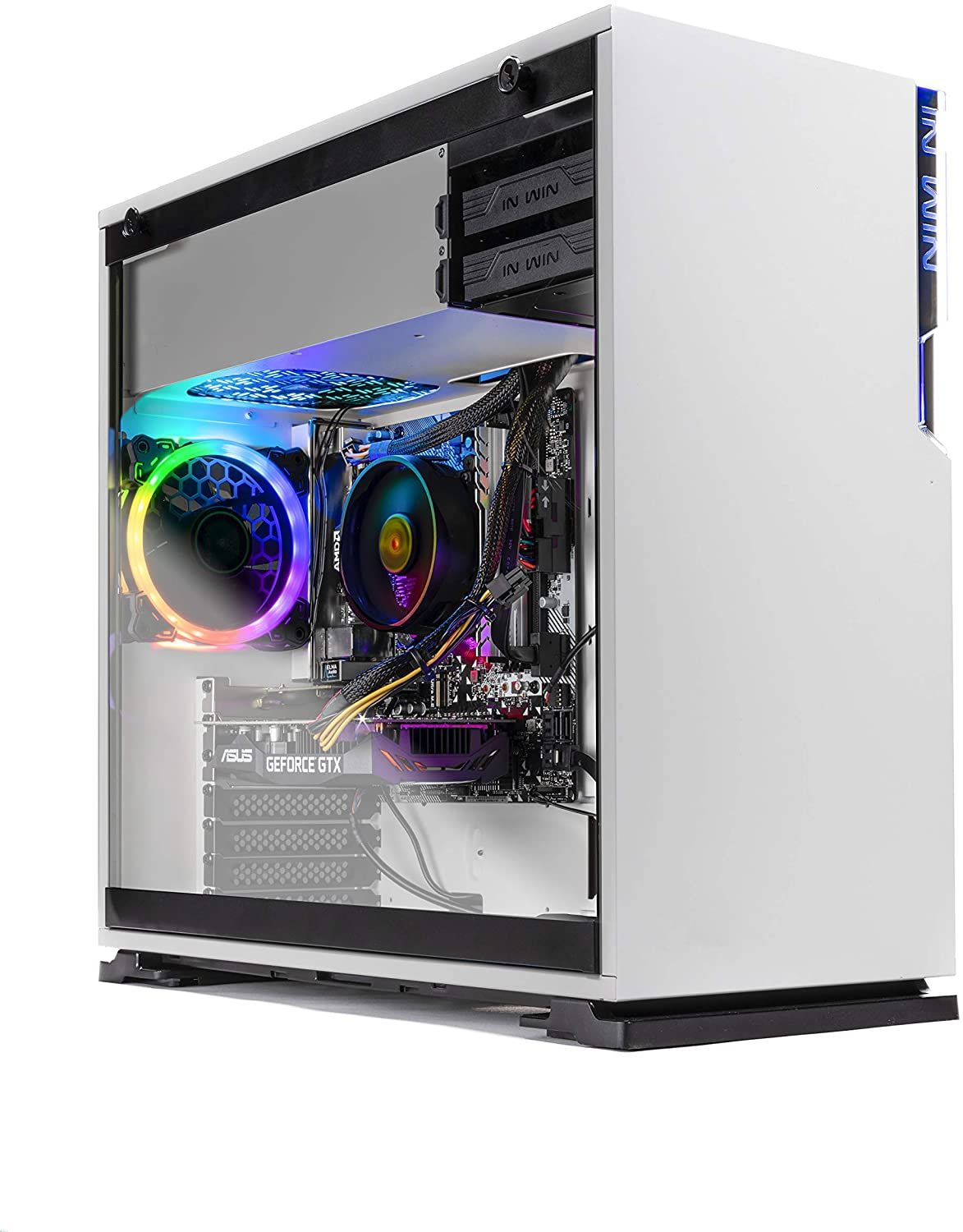 Curved Best Gaming Pc Build 2020 Under $1000 with Wall Mounted Monitor