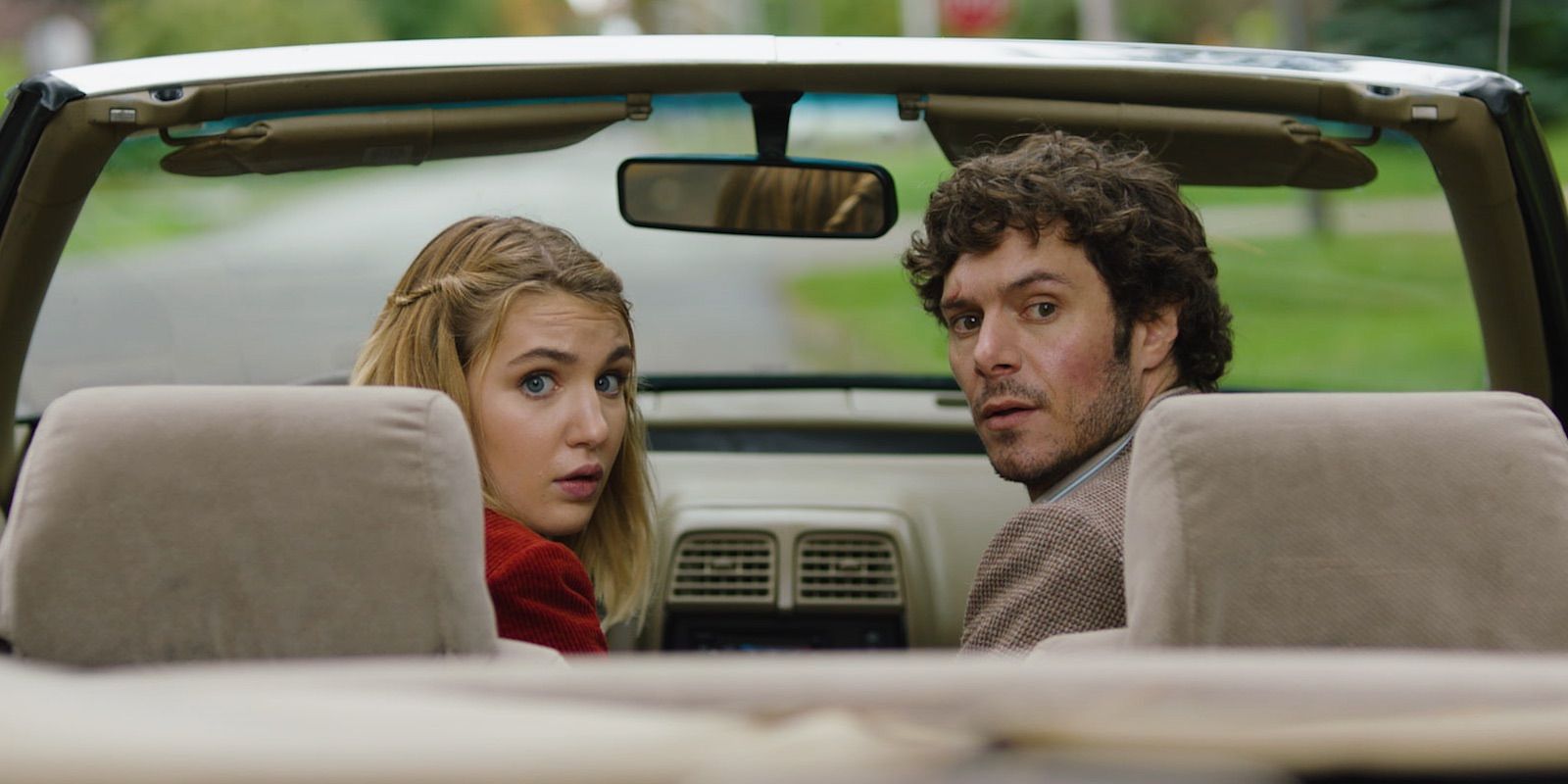 Sophie Nélisse and Adam Brody in The Kid Detective