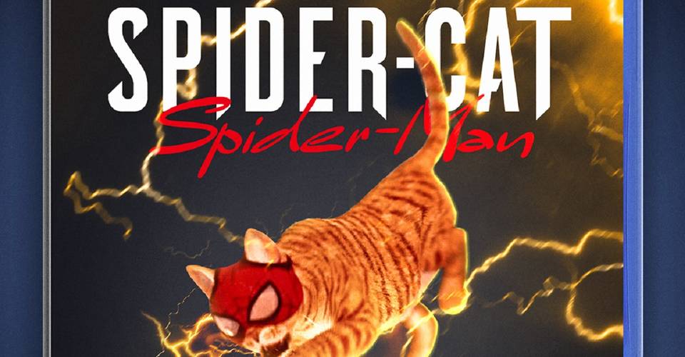 Spider Man Miles Morales Fan Art Shows A Spider Cat Alternate Ps5 Cover
